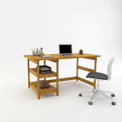 Kaffeelzeg Bürosdëscher Designer Héichwäerteg Holzdësch Modern Schreibtëscher
