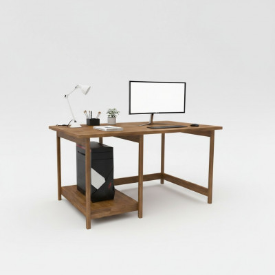 Héichwäerteg Büro Miwwelen Stilvoll Schreifdësch Modern Holz Computerdëscher