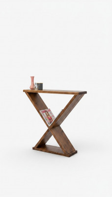 Braunen Konsolendësch Modern Nieweméiwwel Luxus Robuste Dësch