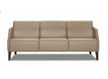 Beige Wohnzimmer Zweisitzer Polstermöbel Modern Textilcouch 2-Sëtzer