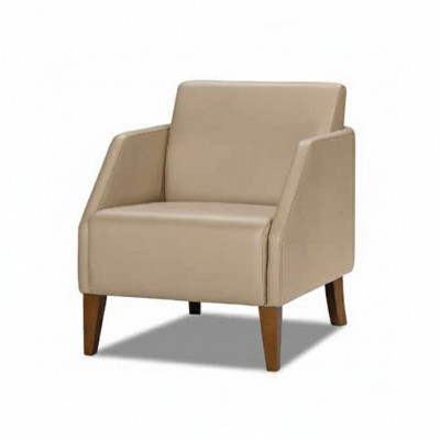 Beige Einsëtzer Luxuriéise Polstersëtz Designer Lounge-Fauteuil Miwwelen
