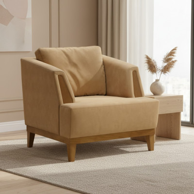 Brongen Polstersessel Designer Textil Einsëtzer Moderne Fernsehsessel