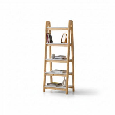 Stilvollen beige Bicherschaf Designer Akteschaf Wunnzëmmer Miwwelen