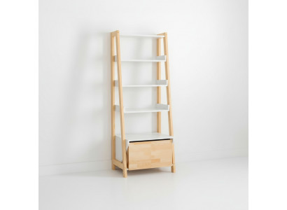 Elegante Bicherregal Modern Aarbechtszëmmer Miwwelen Holzgestell Regaler