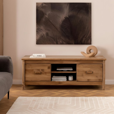 Elegante braun Holz Fernsehstänner Fernsehtisch Wunnzëmmer Luxus RTV