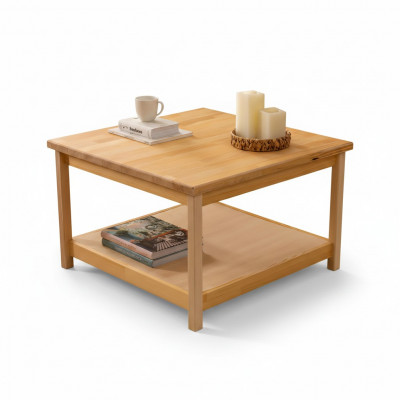 Beige Holz Couchtisch Modernen Wunnzëmmer Kaffisdësch Designer Miwwelen