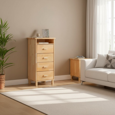Modern wäiss Wunnzëmmer Komod, luxuriéis Sideboard Holzanrichte.