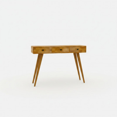 Moderne Héichwäerteg Konsolendësch Bruen Holzdësch Wunnzëmmer Designer Miwwelen