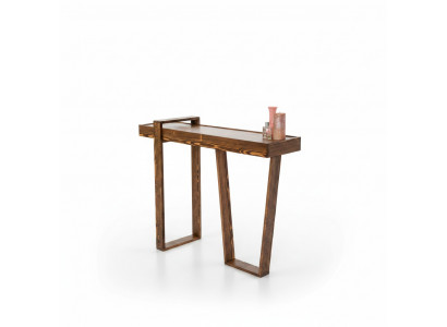 Stilvoll Héichwäerteg Konsolendësch Braun Wunnzëmmer Konsole Modern Designer