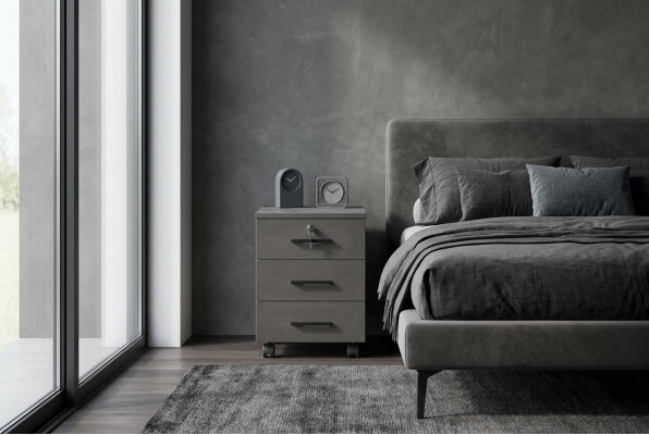 Aktenschaf Ga Grau Enfaarweg Aarbechtszëmmer Modern Design mat Schiefen