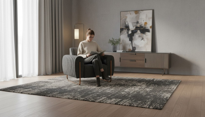 Sëtzgrupp Gro Einfaarweg Aarbechtsraum Modern Design Stil Textil Material