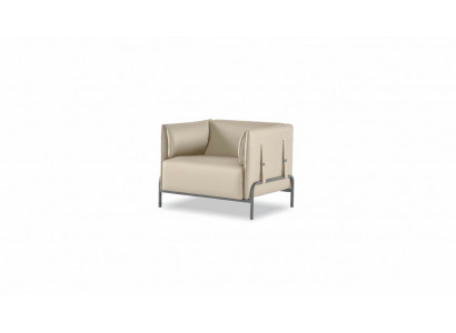 Fotell Beige Monochrom Muster Aarbechtszëmmer Modernen Designstil Stuff