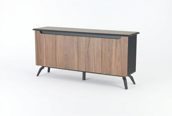 Modern Braun Aarbechtszëmmer Sideboard Luxus Büro Holzmiwwelen Nei