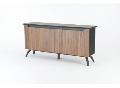 Modern Braun Aarbechtszëmmer Sideboard Luxus Büro Holzmiwwelen Nei