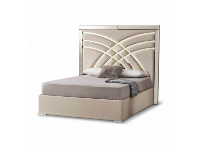 Bécheg Duebelbett Designer Schlofzëmmer Bettrahmen Luxusmiwwelen