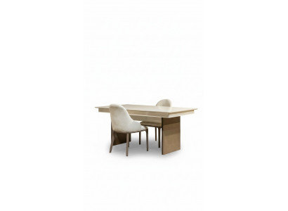Schicke Iesszëmmer-Set Kichen-Set Designer Iessdësch 6x Sëtzstill