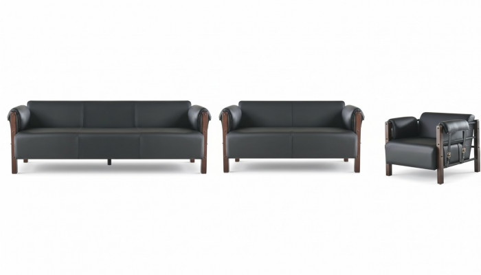 Canapé-Sätz Sofa-Set Liederkanapé 3-Sëtzer 2-Sëtzer Fauteuil Holz Couch