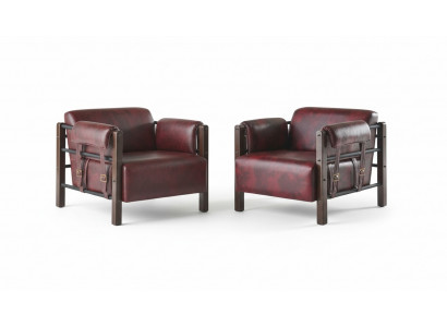 Lieder Sëtz Bordeaux Liederstull Modern 1-Sëtzer Set Mëll Aarmlehnen