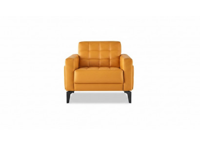 Chesterfield Leedersëtz Fauteuil Modern Mëll Lieder Edelstol Holz Äermleen