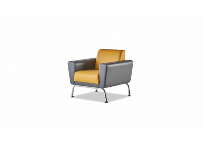 Still a Yellow Groue Fauteuil Modern Holz Weich Armleefsten Edelstol Lieder