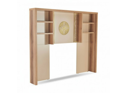 Rechteckeg Regal fir d'Mauer mat Regaler Büro Wandregal Modern