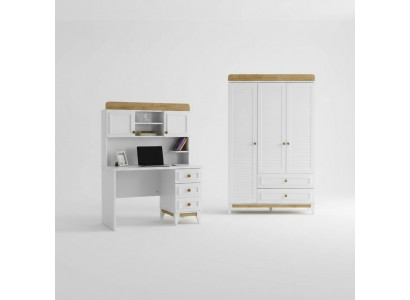 Schreibtisch Kleiderschrank Schlafzimmer Kombination für das Kinderzimmer