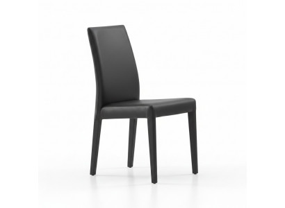 Esszimmerstuhl Sitzmöbel Modern Design Holz Schwarz Luxus Möbel Lehnstuhl Stuhl