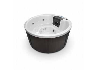 Outdoor-Spa Whirlpool Whirlwanne Außenwhirlpool Hydromassagewanne 180x180 cm