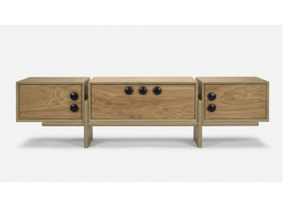 TV Ständer RTV Lowboard Braun Tisch Holz Modern Wohnzimmer Sideboard Neu