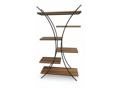 Holzregal  Bücherregal Wandregal Aktenregal modernes Standregal für Büro Zuhause