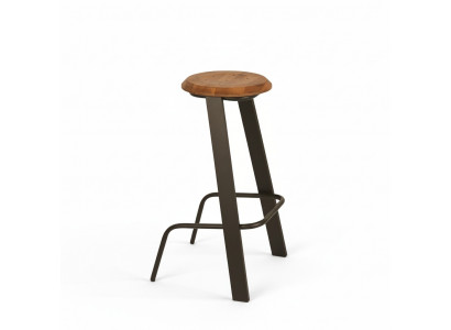 Barhocker Barstuhl Tresenhocker Bistrohocker Holz Gestell aus Stabilem