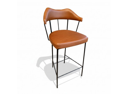 Barhocker Tresenhocker Barstuhl Bistrohocker Lehnstuhl Hocker mit Rücklehne