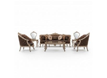 Sofagarnitur 3+1 Sitzer Sofa Sessel Sofas Stoff Gruppe Wohnzimmer Neu Sofort