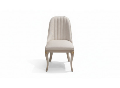 Elegante Beigefarbene Holzstühle im Set von 6 für Esszimmer und Büro