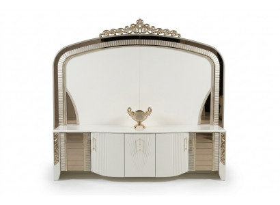 Moderner TV-Schrank aus Holz in Beige