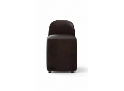 Grauer Holz Hocker modern eleganter Sitzmöbel