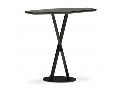 Moderner grauer Couchtisch aus Metall