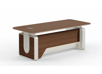 Schreibtisch Büro Tisch 200x90x75 cm modern Holz Arbeitszimmer
