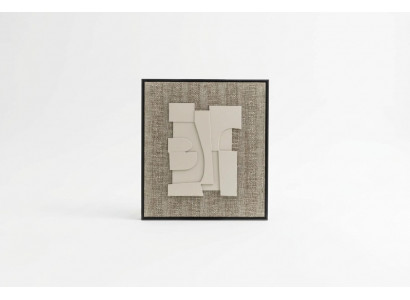 Beiges Holz Gemälde modern elegant für Wohn- und Büroumgebung
