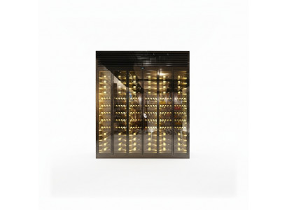 Weinkühlschrank Weinlagerregal Design-Weinschrank Weinhalter Flaschenregal