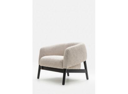 Beiger moderner Textil-Sessel für Wohnzimmer und Schlafzimmer