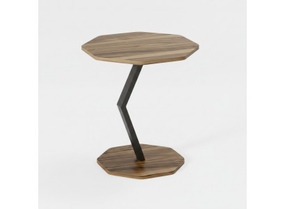 Beistelltisch aus Holz in Braun modern eleganter Wohnstil