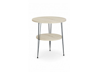 Beistelltisch aus Metall in Beige modern elegant