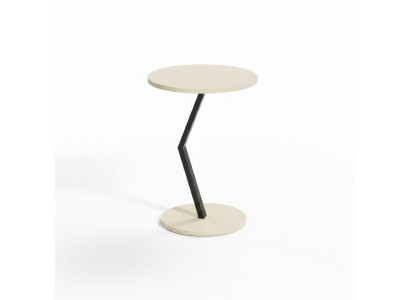 Beistelltisch aus Holz in Beige modern elegant