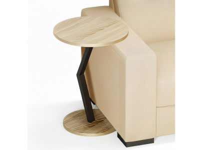 Beistelltisch aus Holz in Braun modern eleganter Wohnstil