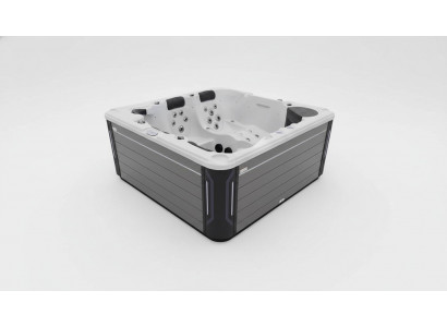 Outdoor-Spa Whirlpool Massagebad Hot Tub Hydromassagewanne 220x220 cm