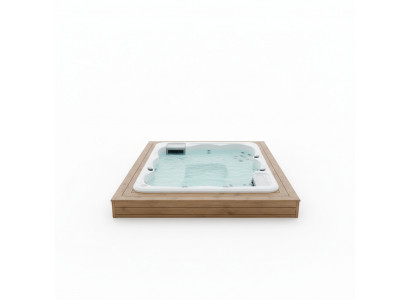 Relaxpool Sprudelbad Outdoor Whirlpool Hydromassagewanne Massagebad 190x190 cm
