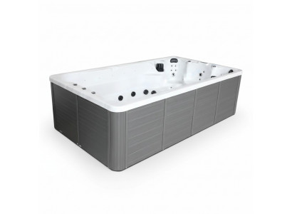 Relaxpool Sprudelbad Outdoor Whirlpool Hydromassagewanne Massagebad 398x230cm