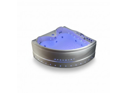 Spa-Bad Badewanne Whirlwanne Hydromassagewanne Whirlpool Blubberbad 150x150 cm