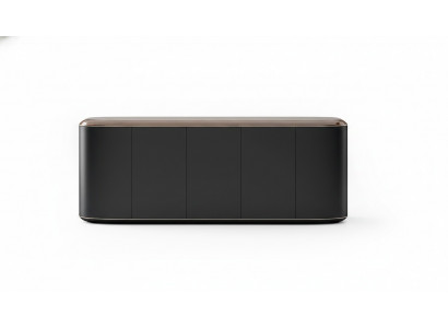 Schwarze Konsole aus Holz modern, stilvoll und hochwertig
